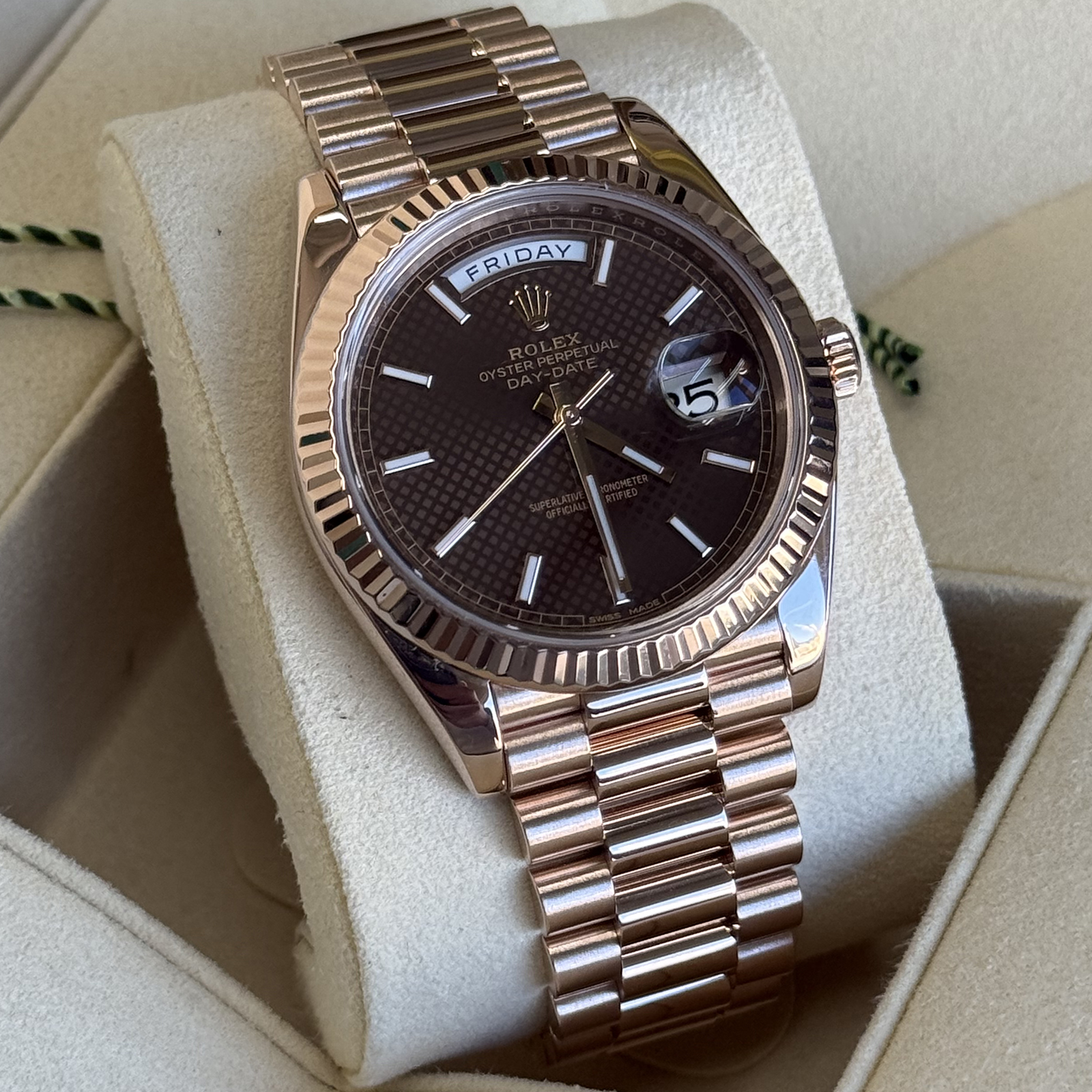 Rolex Day-Date 40 228235 Pre-Owned Full Set - Image 5