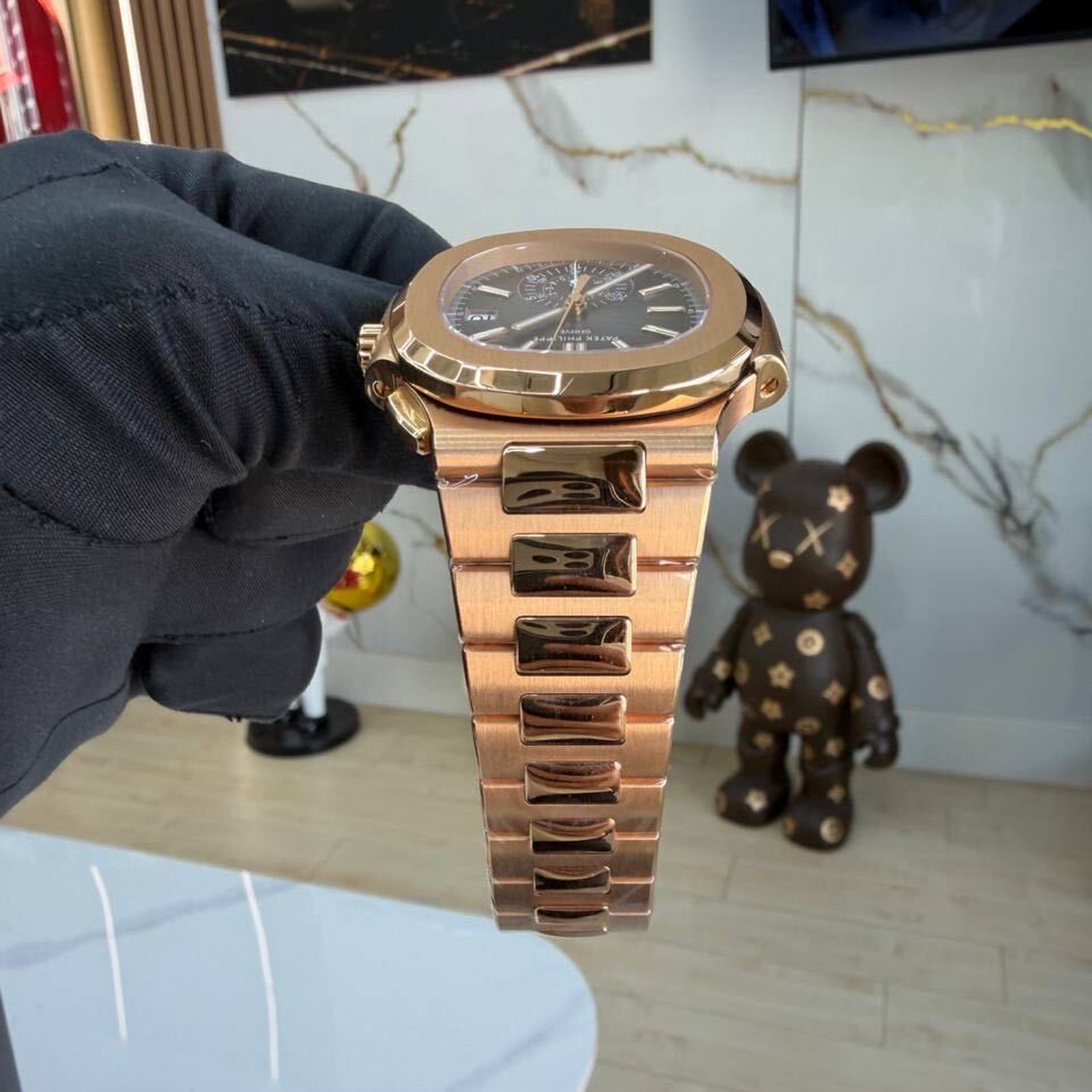 Patek Philippe Nautilus Chronograph Ref. 5980/1R-001 — 2020 - Image 8