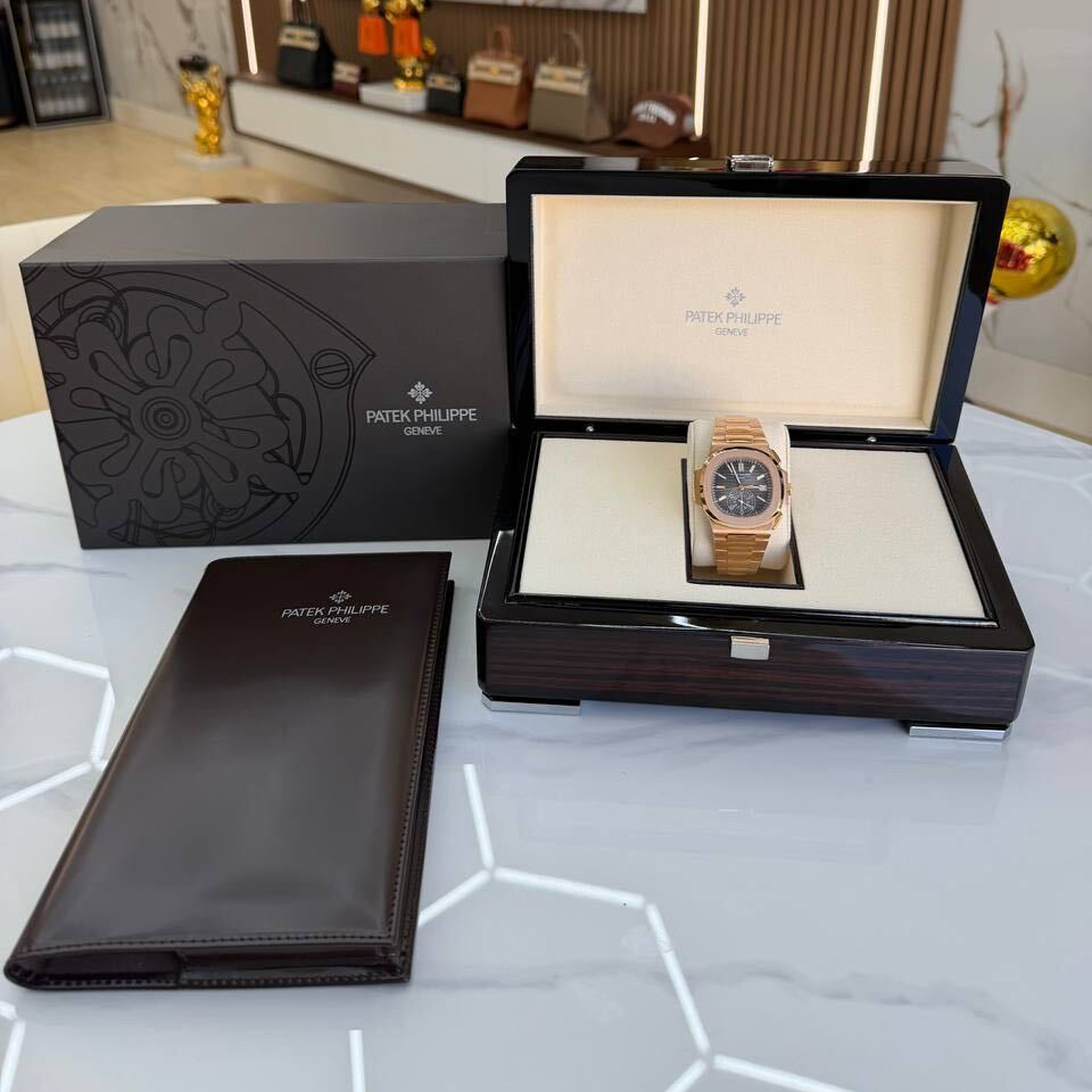 Patek Philippe Nautilus Chronograph Ref. 5980/1R-001 — 2020 - Image 11